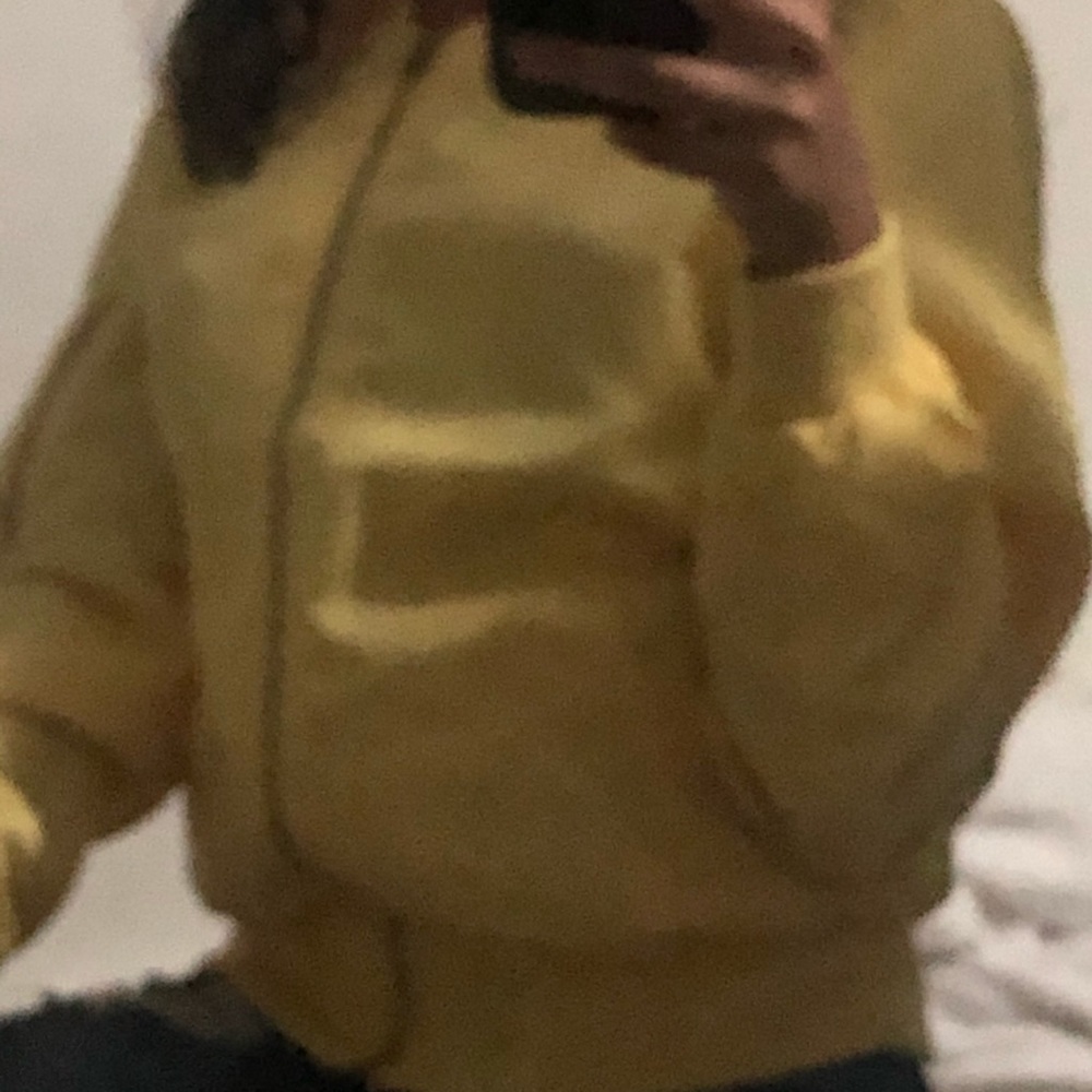Yellow Bomber Jacket